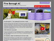 Tablet Screenshot of fiveboroughac.com